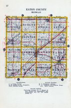 Eaton County, Michigan State Atlas 1916 Automobile and Sportsmens Guide